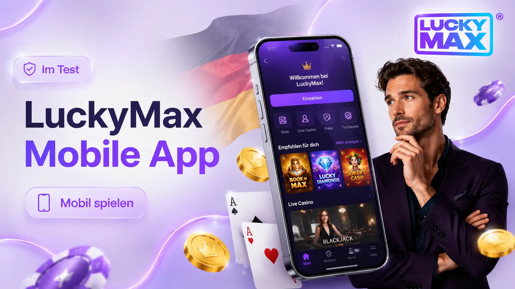 LuckyMax Mobile App